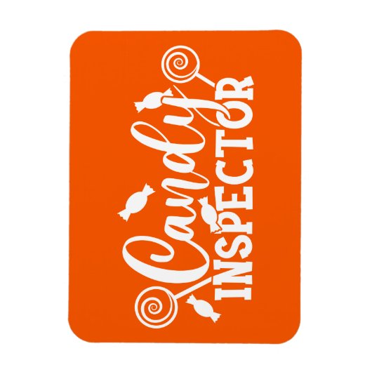 Halloween Candy Inspector Magnet (Vertikal)