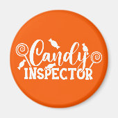 Halloween Candy Inspector Magnet (Vorne)