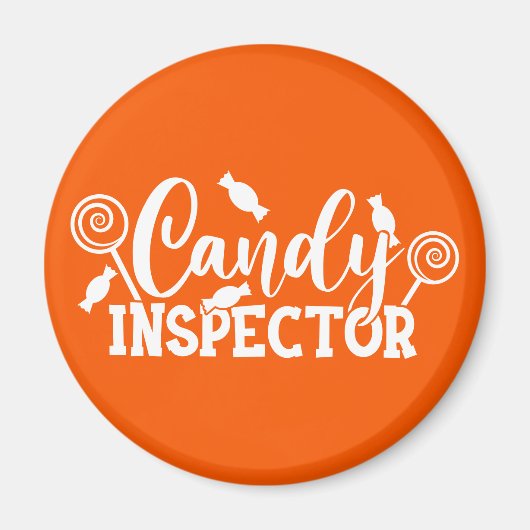 Halloween Candy Inspector Magnet (Vorne)