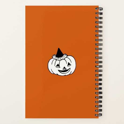 Halloween Candy Jack o'lantern Fun Notizblock (Rückseite)