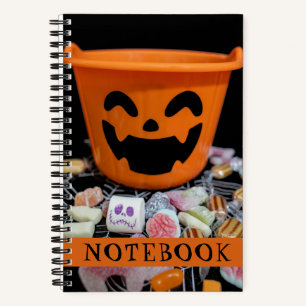 Halloween Candy Jack o'lantern Fun Notizblock