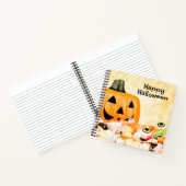 Halloween Candy Jack o'lantern Notizblock (Innenseite)