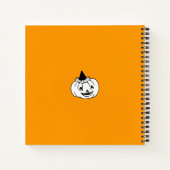 Halloween Candy Jack o'lantern Notizblock (Rückseite)