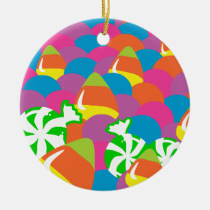 Halloween Candy Keramikornament