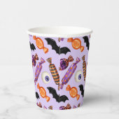 Halloween Candy Leckereien Lila Pappbecher (Rechts)
