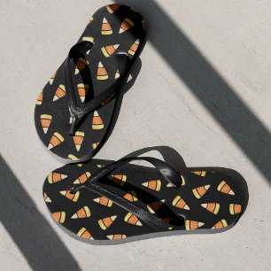 Halloween Candy Mais Print Badesandalen