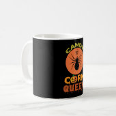 Halloween Candy Mais Queen Birthday Kaffeetasse (Vorderseite Links)