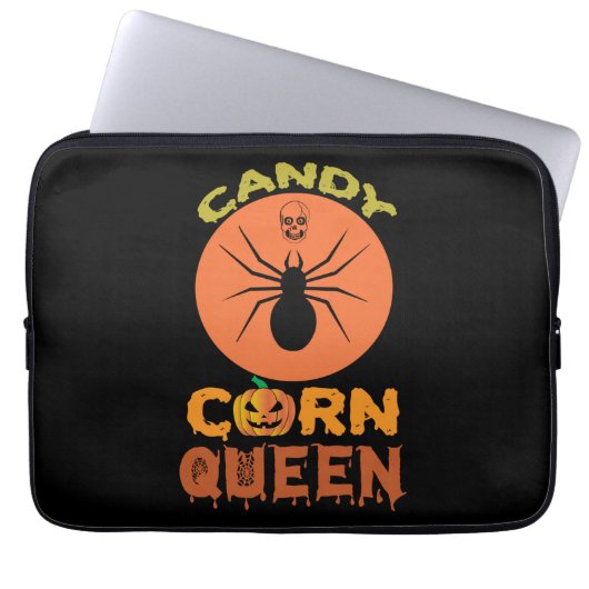 Halloween Candy Mais Queen Birthday Laptopschutzhülle (Vorderseite)