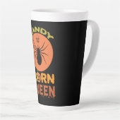 Halloween Candy Mais Queen Birthday Milchtasse (Rechte Ecke)