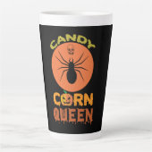 Halloween Candy Mais Queen Birthday Milchtasse (Vorderseite)
