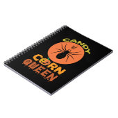 Halloween Candy Mais Queen Birthday Notizblock (Linke Seite)