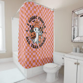 Halloween Candy Niedlich Ghost Funny Duschvorhang (Beispiel)