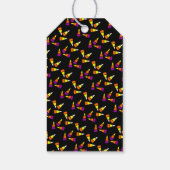 Halloween Candy Pattern Custom Gift Tag Geschenkanhänger (Rückseite)