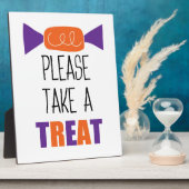 Halloween Candy Please Take One Fotoplatte (Seite)