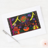Halloween Candy Rechteckiger Aufkleber (Umschlag)
