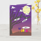 Halloween Candy Scare! Karte (Gelbe Blume)