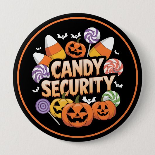 Halloween Candy Security Button (Vorderseite)