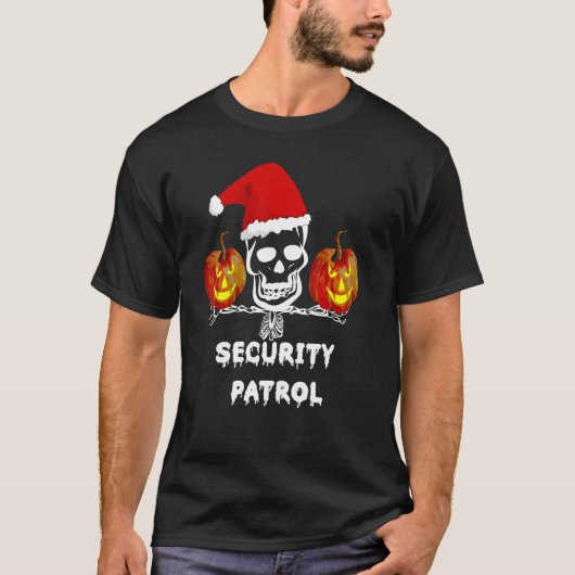 Halloween Candy Security Daddy Protection Squad Ca T-Shirt (Vorderseite)