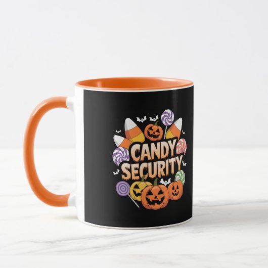Halloween Candy Security Tasse (Links)