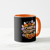 Halloween Candy Security Tasse (VorderseiteRechts)