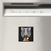 Halloween Candy Skeleton Rib Cage Röntgen Funny Magnet (In Situ (Geschirrspüler))