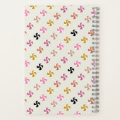 Halloween Candy Spiral Notebook Notizblock (Rückseite)