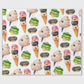 Halloween Candy Süßigkeiten Dekorationspapier Geschenkpapier (Flach)