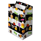 Halloween Candy Süßigkeiten Party Geschenktasche Mittlere Geschenktüte (Rückseite Schrägansicht)