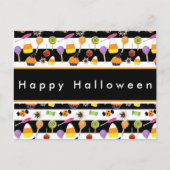Halloween Candy & Süßigkeiten Postkarte (Vorderseite)
