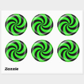 Halloween Candy Swirl Sticker (Blatt)