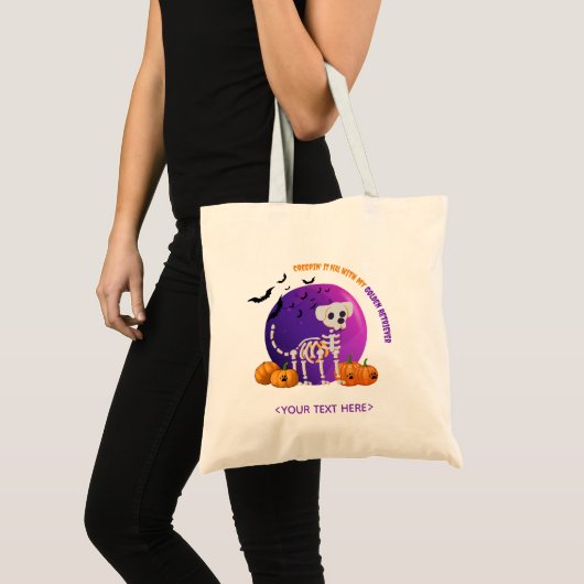 Halloween Candy Trick oder Treat Tote Bag Tragetasche (Vorderseite (Produkt))