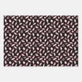 Halloween Candy Trio Gift Wrap Geschenkpapier Set (Vorderseite 3)
