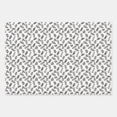 Halloween Candy Trio Gift Wrap Geschenkpapier Set (Vorderseite 2)