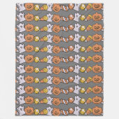 Halloween Candy und Ghosts Fleecedecke (Vorderseite)