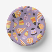 Halloween Candycorn Pappteller (Vorderseite)