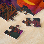 Halloween Cane Corso Vampire Pumpkins Beängstigend Puzzle (Seite)