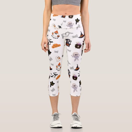 Halloween Capri Leggings (Vorderseite)