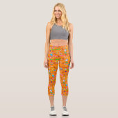Halloween Capri Leggings (Vorderseite)