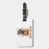 Halloween Capybara Gepäckanhänger (Vorderseite vertikal)