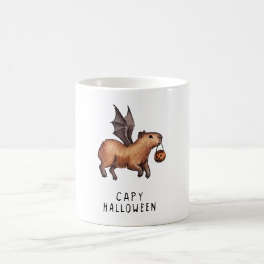 Halloween Capybara Kaffeetasse (Mittel)
