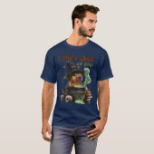 Halloween Capybara-Premiumfreunde T-Shirt (Vorne ganz)