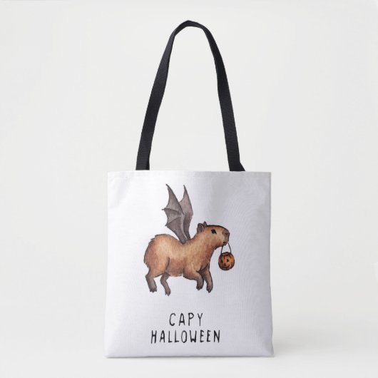 Halloween Capybara Tasche (Vorderseite)