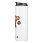 Halloween Capybara Thermosbecher (Nach rechts gedreht)