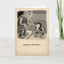 Halloween Card: Ein Albtraum auf der Broccoli Stre