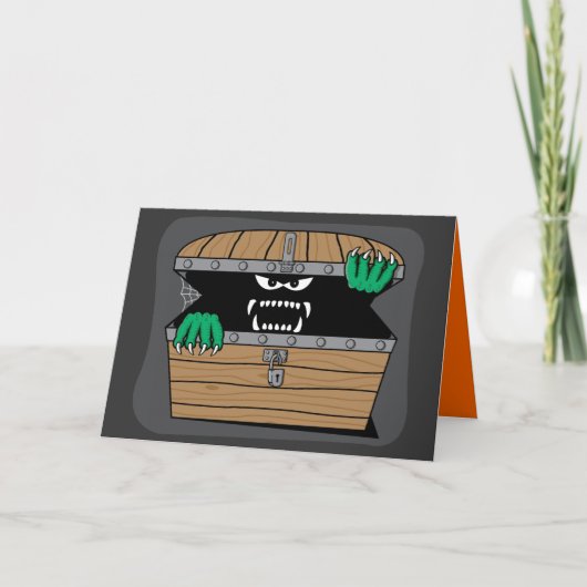 Halloween Card für Kinder Karte (Vorderseite)
