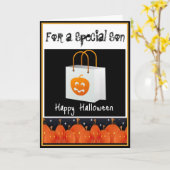 Halloween Card für Son Karte (Gelbe Blume)