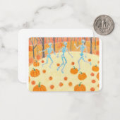 halloween card mitteilungskarte (Vorderseite/Rückseite Beispiel)