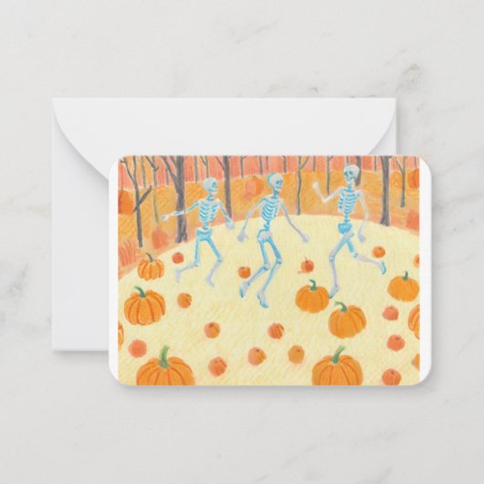 halloween card mitteilungskarte (Vorderseite)