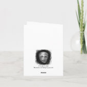 Halloween Card Mummy Gray Karte (Rückseite)