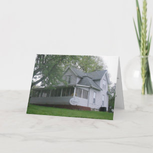 Hallowe'en Card "The Peckham House" Karte